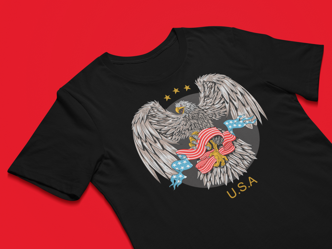 The American Eagle Military Veteran T-Shirt - Premium TShirts & More