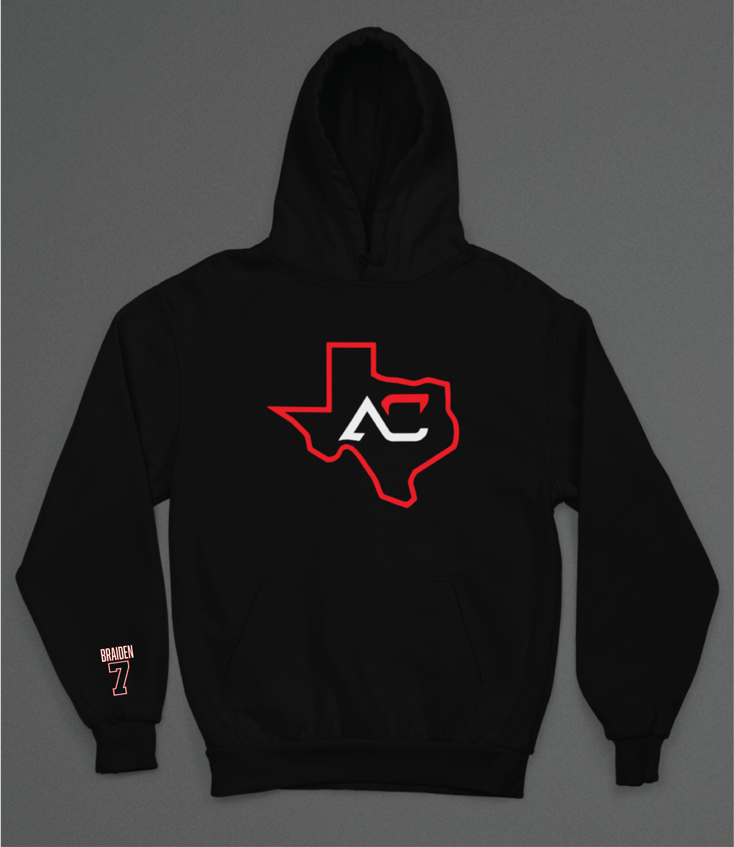 Alamo City Wolfpack Baseball Team Hoodie